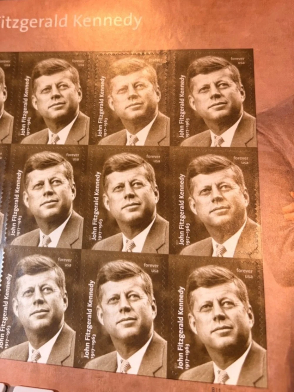 2017 President John Kennedy Pane of 12 Scott# 5175 (MNH) #206438917531